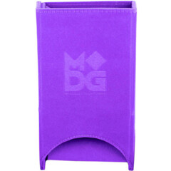 Metallic Dice Games: Velvet Fold-Up Dice Tower: Purple